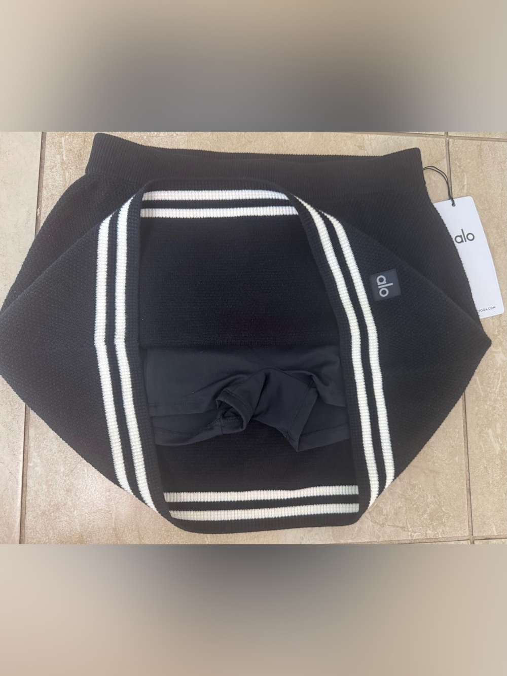 Alo Yoga Tennis Club Sweater Knit Skirt - Picture 13 of 14